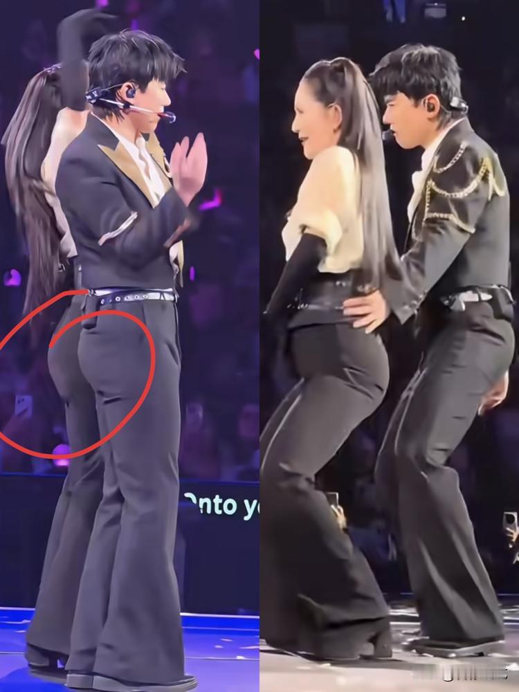 张杰谢娜跳双人舞，大家盯着屁股骂？就是跨年演唱会夫妻俩同台跳舞那事。合着