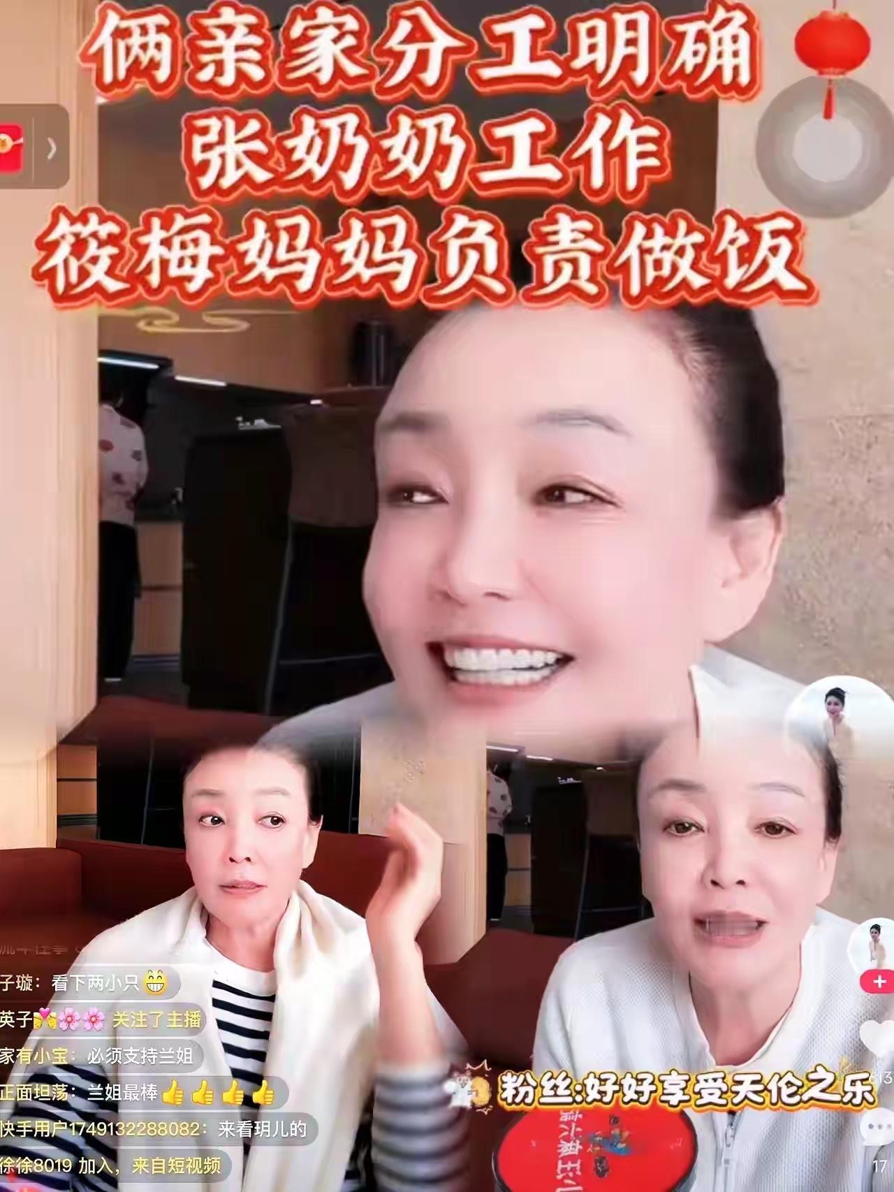 兰姐真的是厉害了，看看这分工，就知道了，她还是那么厉害，负责赚奶粉钱。其他的交给