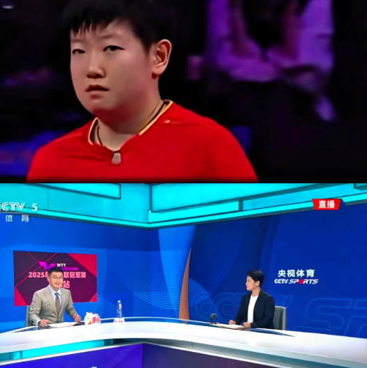 在高菡和顾若辰直播解说的那场比赛中，莎莎每打一个球就被挑剔一次，能把观众的血压都