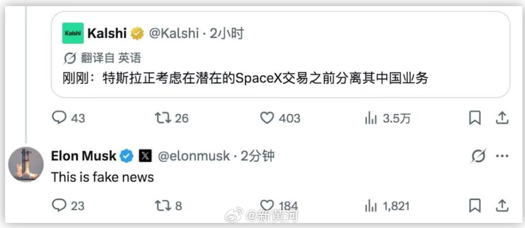 【#马斯克辟谣特斯拉将出售中国业务#】7月31日，有外媒报道，特斯拉正在考虑剥