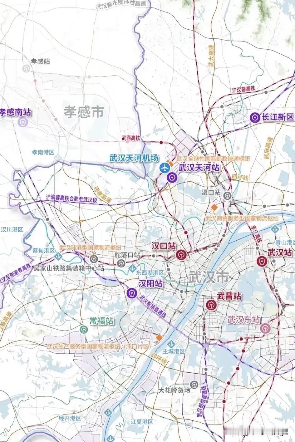 武汉的十五五规划建议超级机场群，高铁网，地铁网武汉，又称江城，长江和汉江交汇