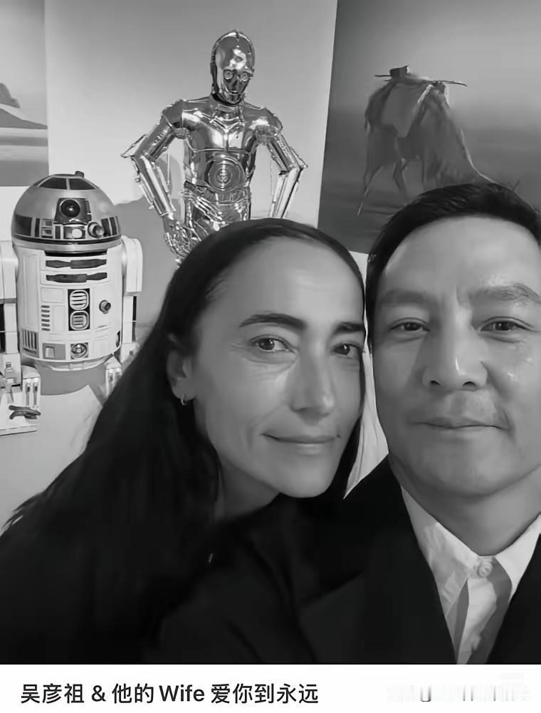 吴彦祖说他十年都没碰过老婆了，开始我还不相信，但是看到吴彦祖老婆的照片后，我就深