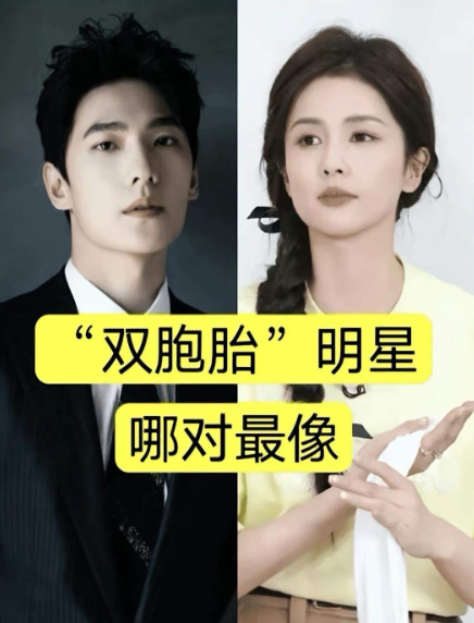 真是没想到啊，在娱乐圈竟然有这么多长得相似的男女明星，他们就像双胞胎一样，真的太