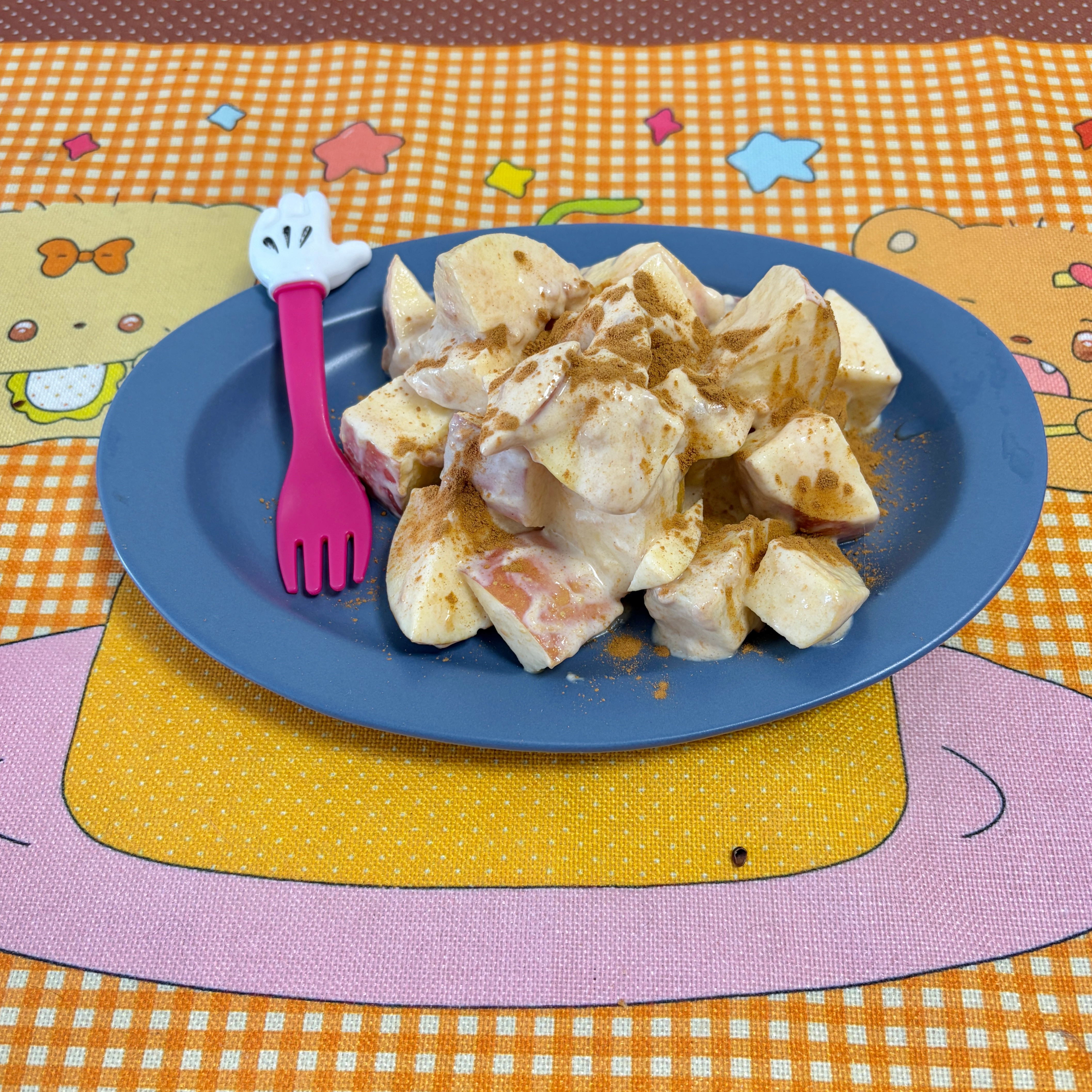 连续吃了三天苹果沙拉太好吃了