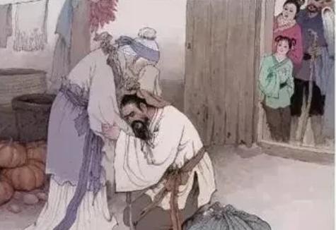 洪武二十九年除夕，小吏正在衙门值守，忽然看见一个孤寡老头，小吏可怜他，请他喝了一
