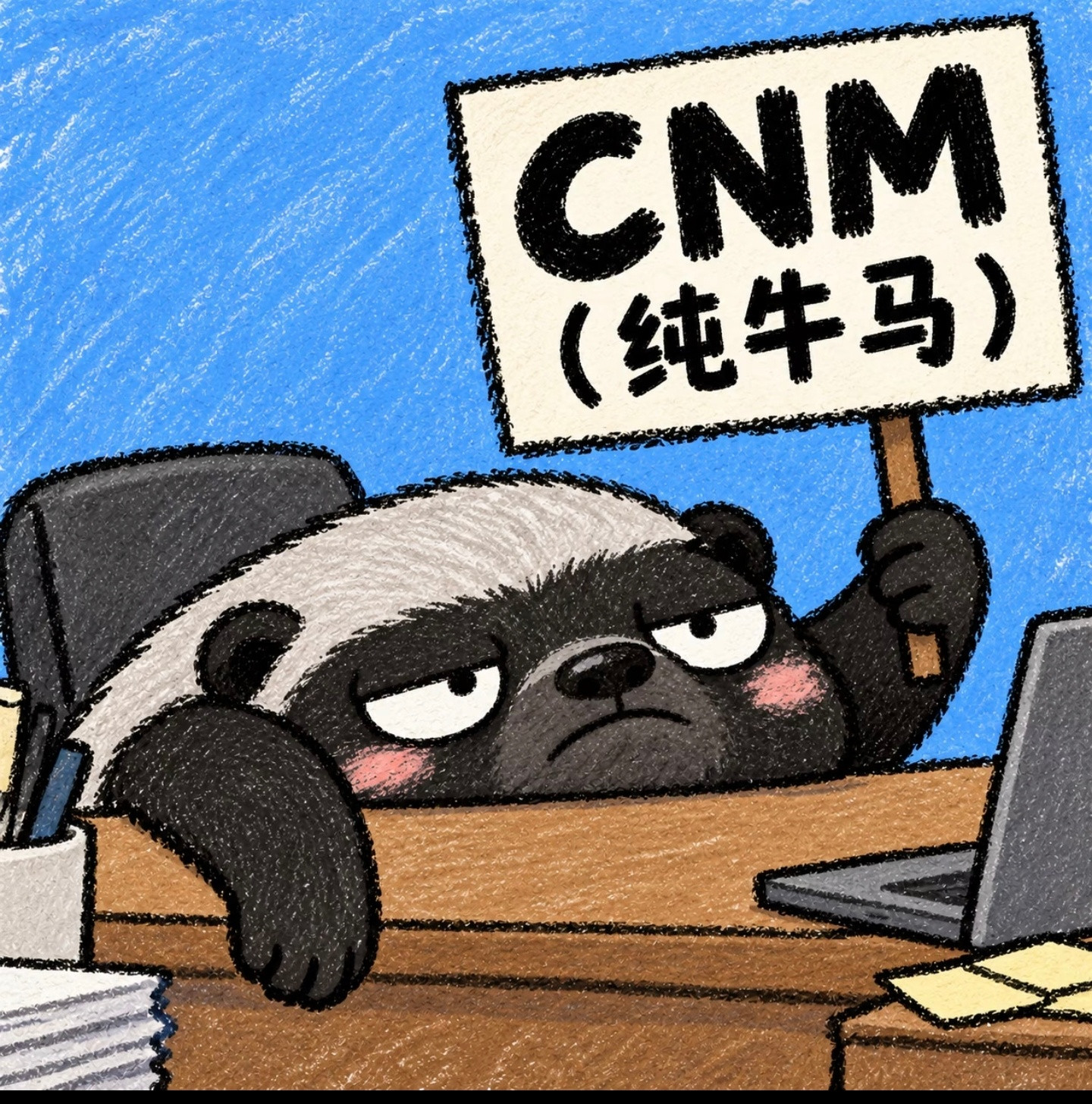 送给大家一组表情包。（评论区还有两张）​​​