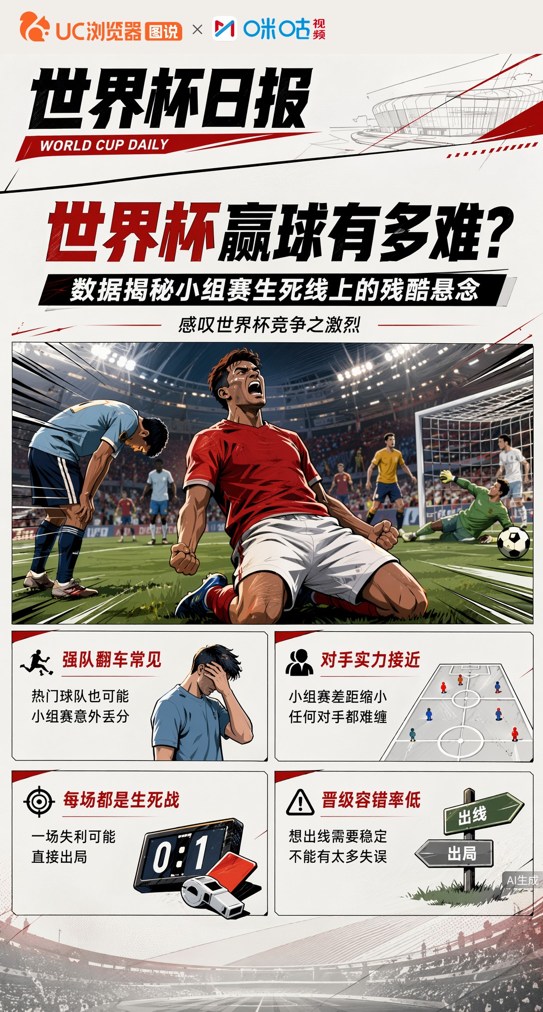世界杯赢球有多难？数据揭秘小组赛生死线上的残酷悬念