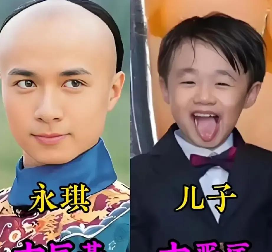 还珠三播完二十二年突然翻红不是因为剧情是娃。古巨基晒儿子画画黄奕带女儿走秀黄晓