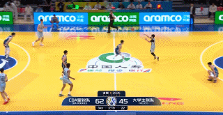 张陈治锋要和陈家政抢MVP，刘晓宇都当教练员，一边倒的比赛真的没意思解说员还