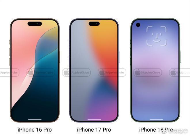 iPhone18Pro系列屏幕曝光苹果做产品逐步激进起来了，iPhone17系列