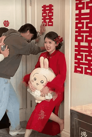 结婚真好，新娘子真可爱！