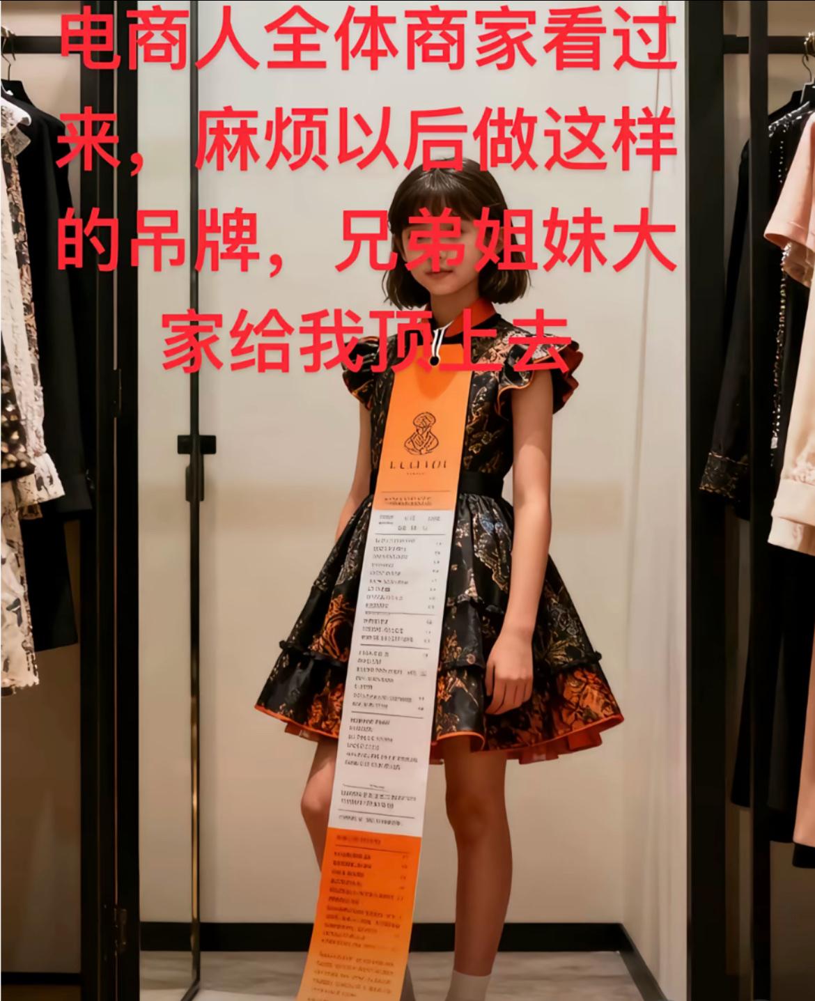 服装电商卖家真是被逼的没辙了！看到一个帖子，服装卖家为了防止某些人恶意退货