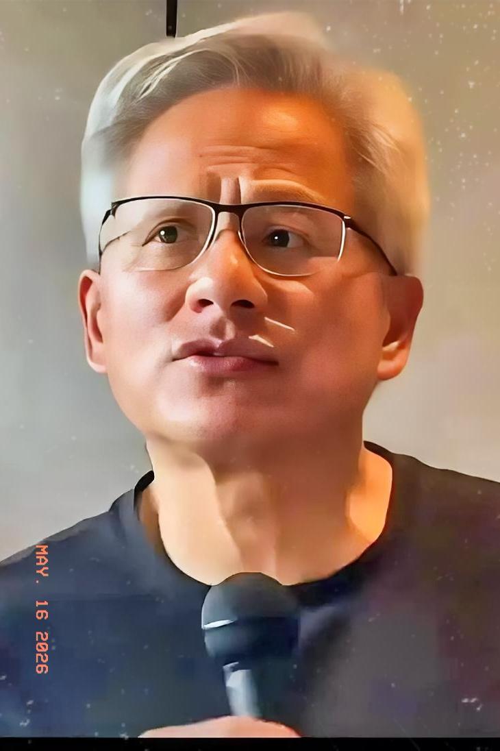2026年5月黄仁勋随特朗普访华，再次成为全球焦点。这时一段他去年关于财富的采访