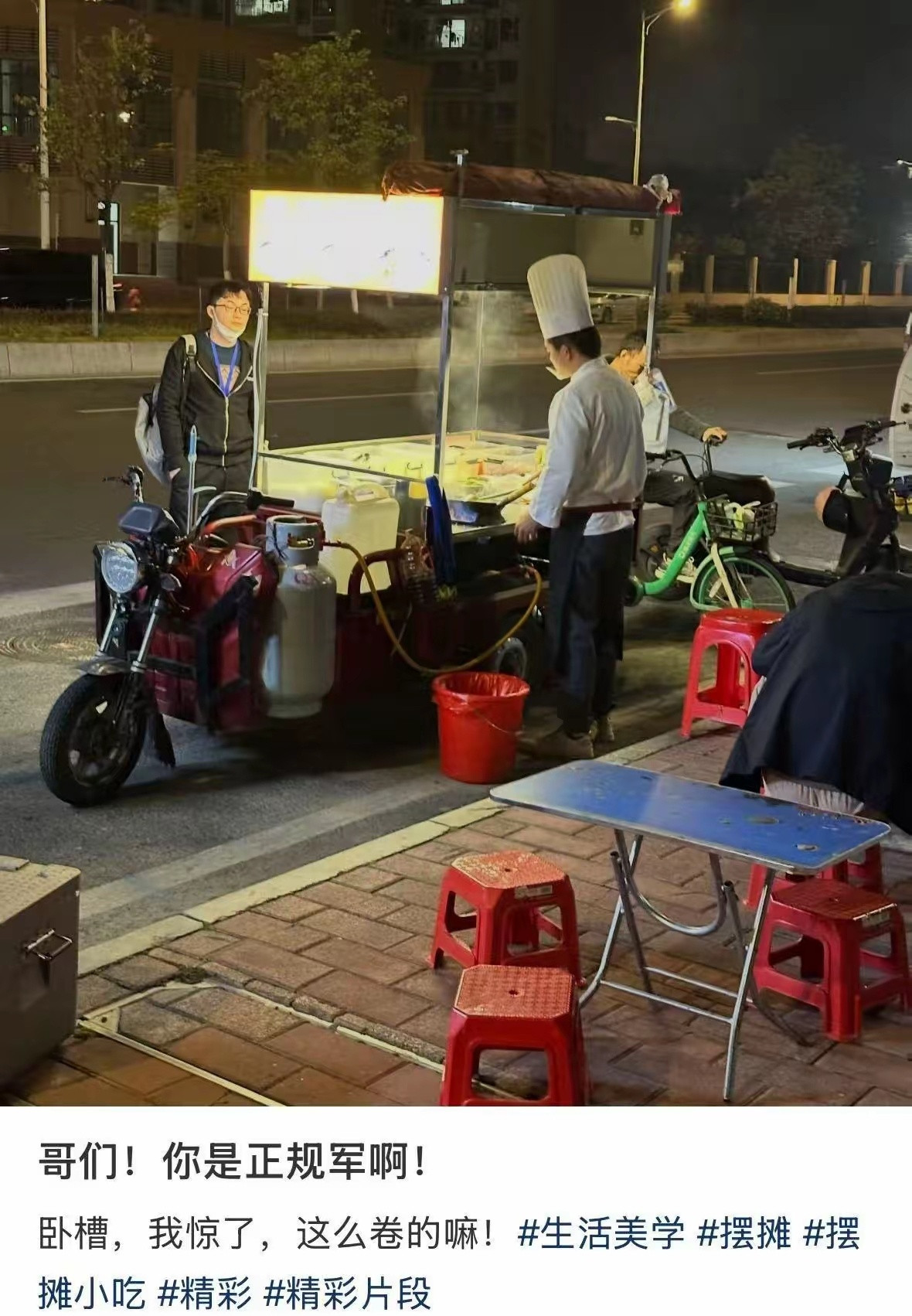 支持，很多小吃连手艺人都算不上，纯是卖力气