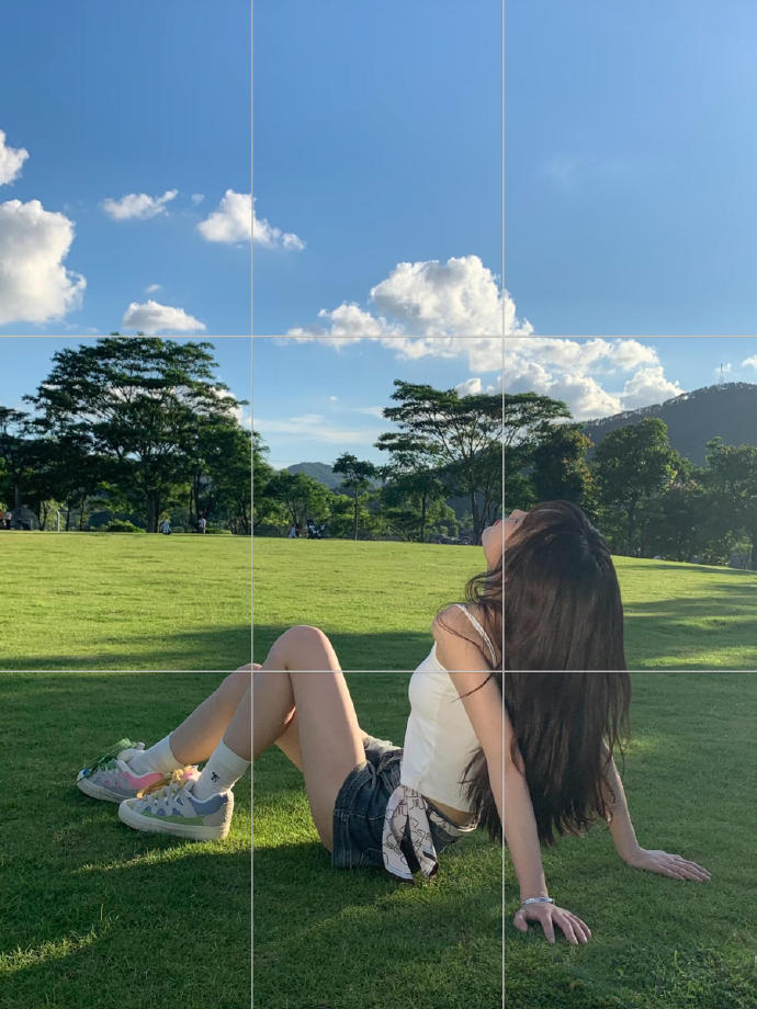 一些自由感生命力拍照姿势（草坪篇）📸一键get√拍照技巧摄影