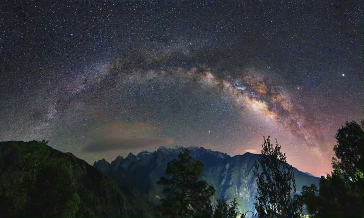 香格里拉星空，震撼灵魂的美。