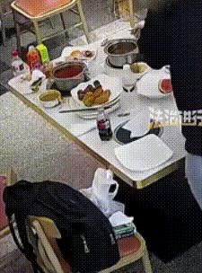 5月7日报道，陕西西安一家平价自助餐厅里的监控画面，在网上引发了不小的热议。画面