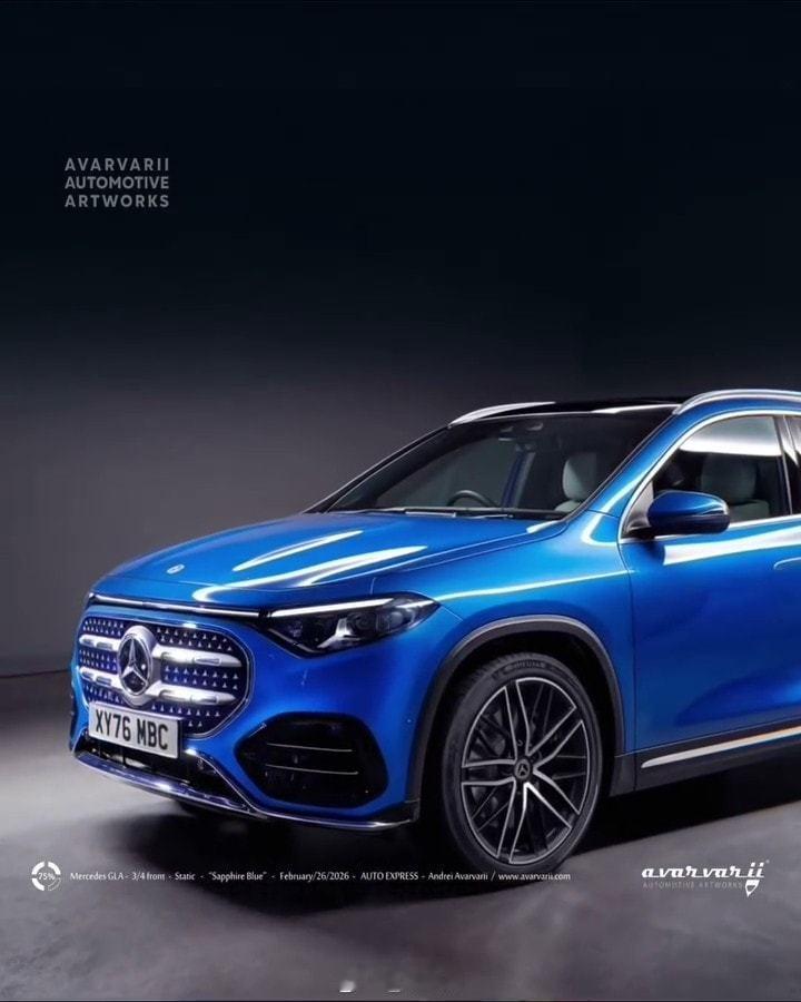 奔驰下一代奔驰GLA渲染图下一代奔驰GLA渲染图，大家觉得怎么样