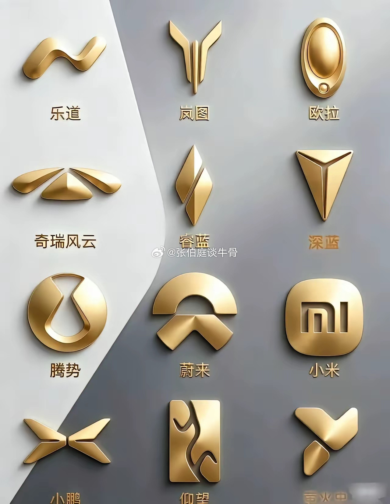 新能源车标这块，你们觉得哪家最好看呢？