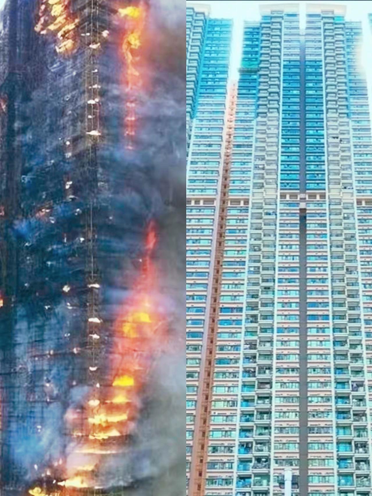 香港这场大火，让我手贱去搜了这个小区，然后被震撼到了。——这哪里是住宅小区，分