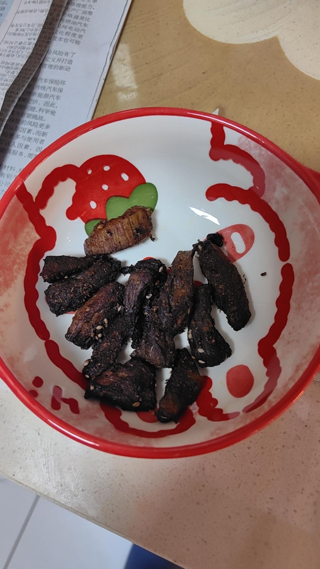 今年春天最想实现的心愿自制牛肉干成功