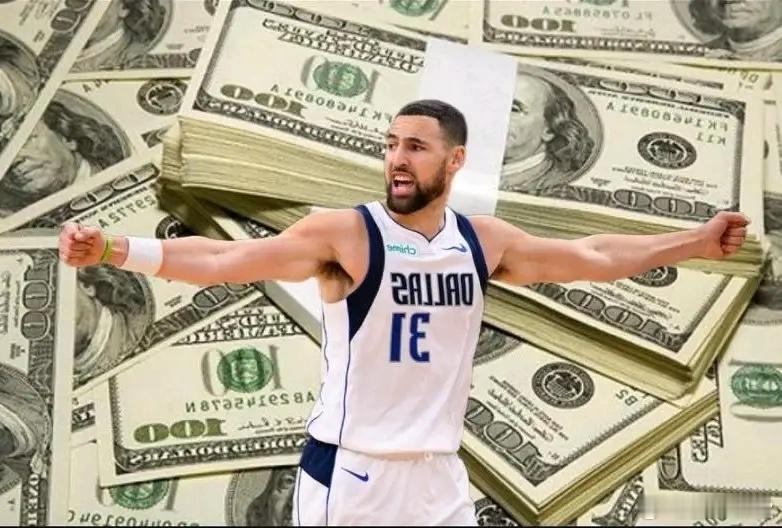 ‘佛祖’汤普森早就实现美元自由！！1；代言收入，年均1500万美元；1；安踏合同