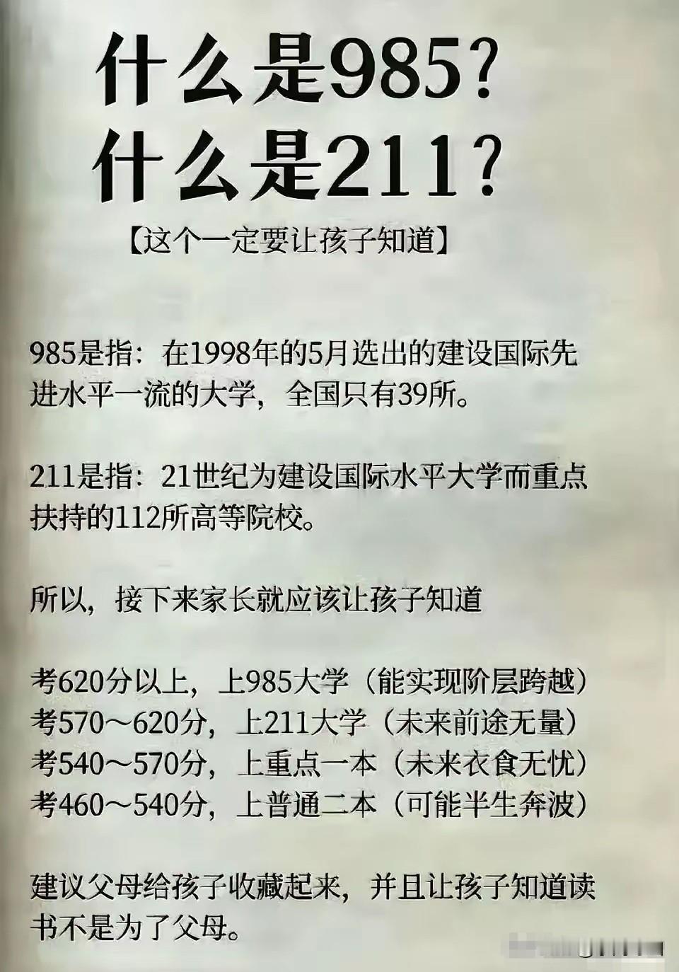 都说，孩子高考考600分以上太难，得需要一定的天赋。但要是考600分以下，尤其是