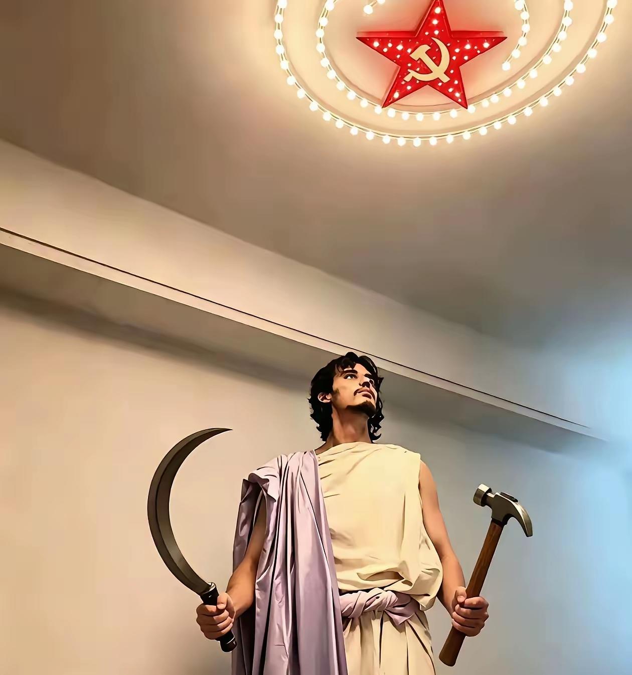 新疆小伙路西法，跟西方黑子们对线，百分之百大胜，真不是盖的！关键在于，他和画上