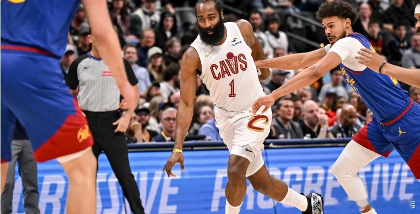 骑士逆转掘金——哪怕约基奇得了三双。新到骑士的哈登，全场最久的36分钟：阿特金森