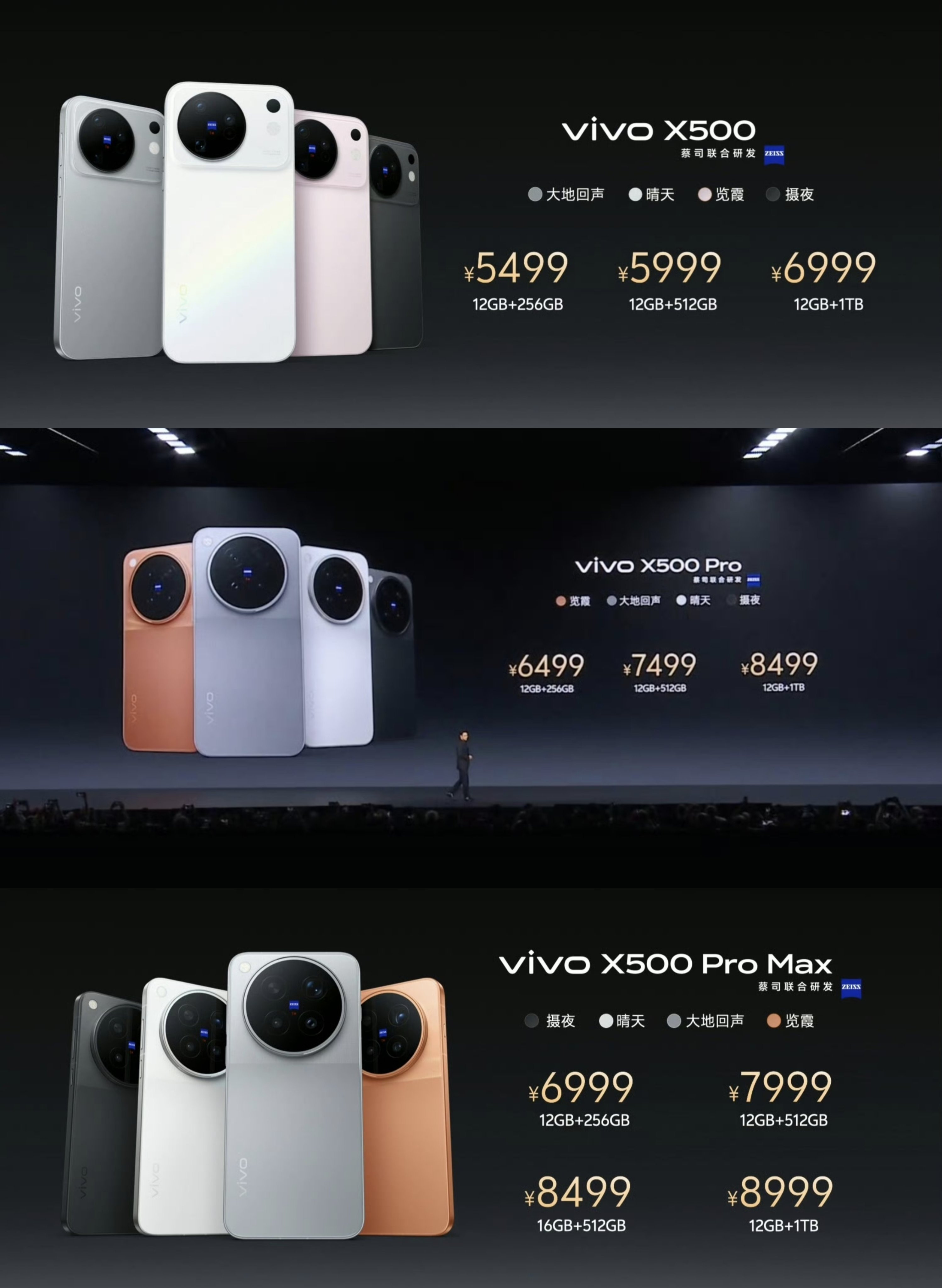 涨价1100+！vivoX500系列5499元起步这也是国产首款直板新旗舰，搭载联发科天玑9600M