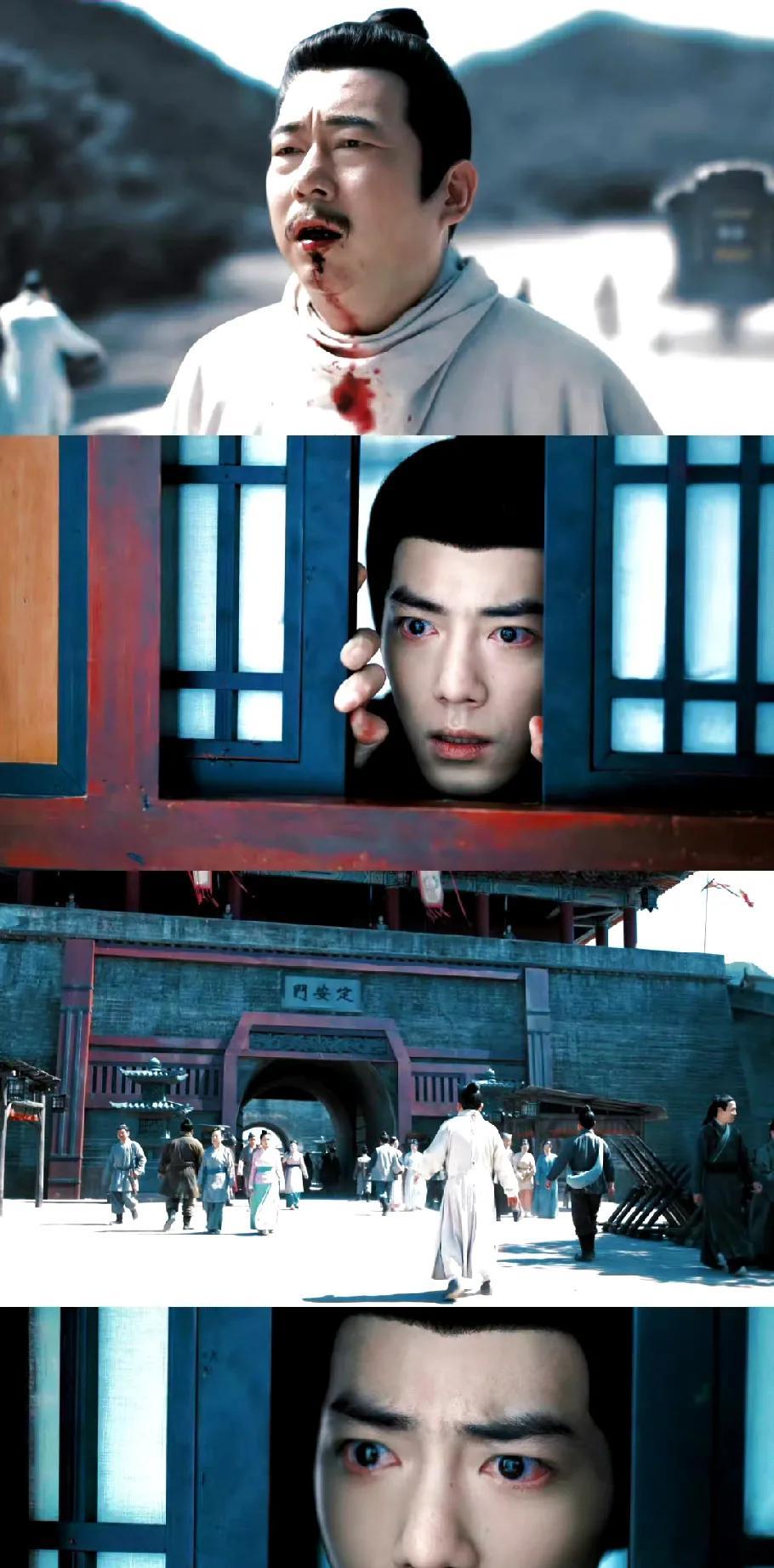 高明师傅下线那场戏，真的忍不住哭，师傅用尽最后一点力气走回城里，为藏海拖延时间。