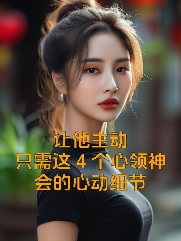 让他主动只需这4个心领神会的心动细节