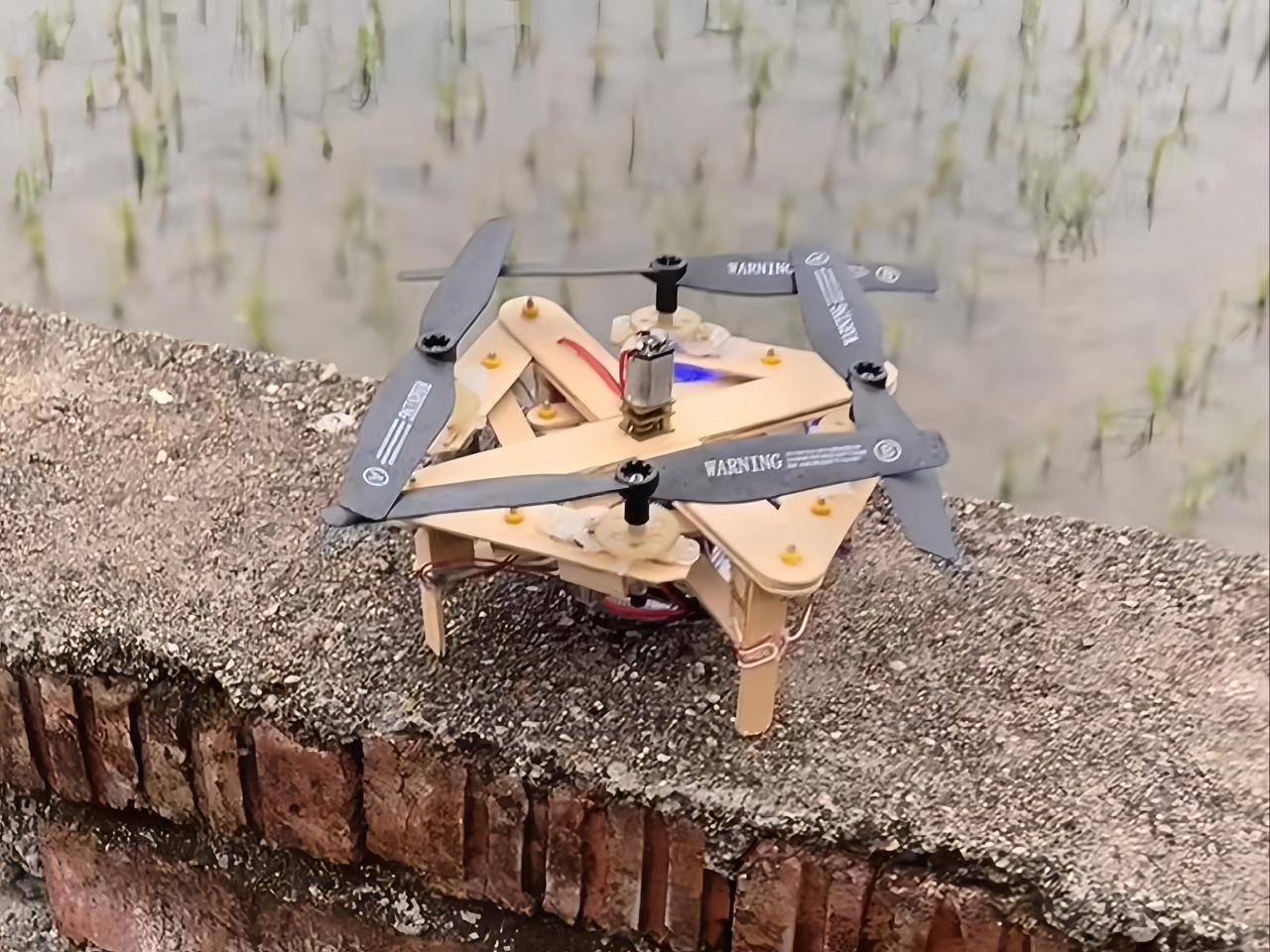 3月9日，河北廊坊一12岁男孩根据网上原理学习，仅仅用筷子，木片等简易材料就做出