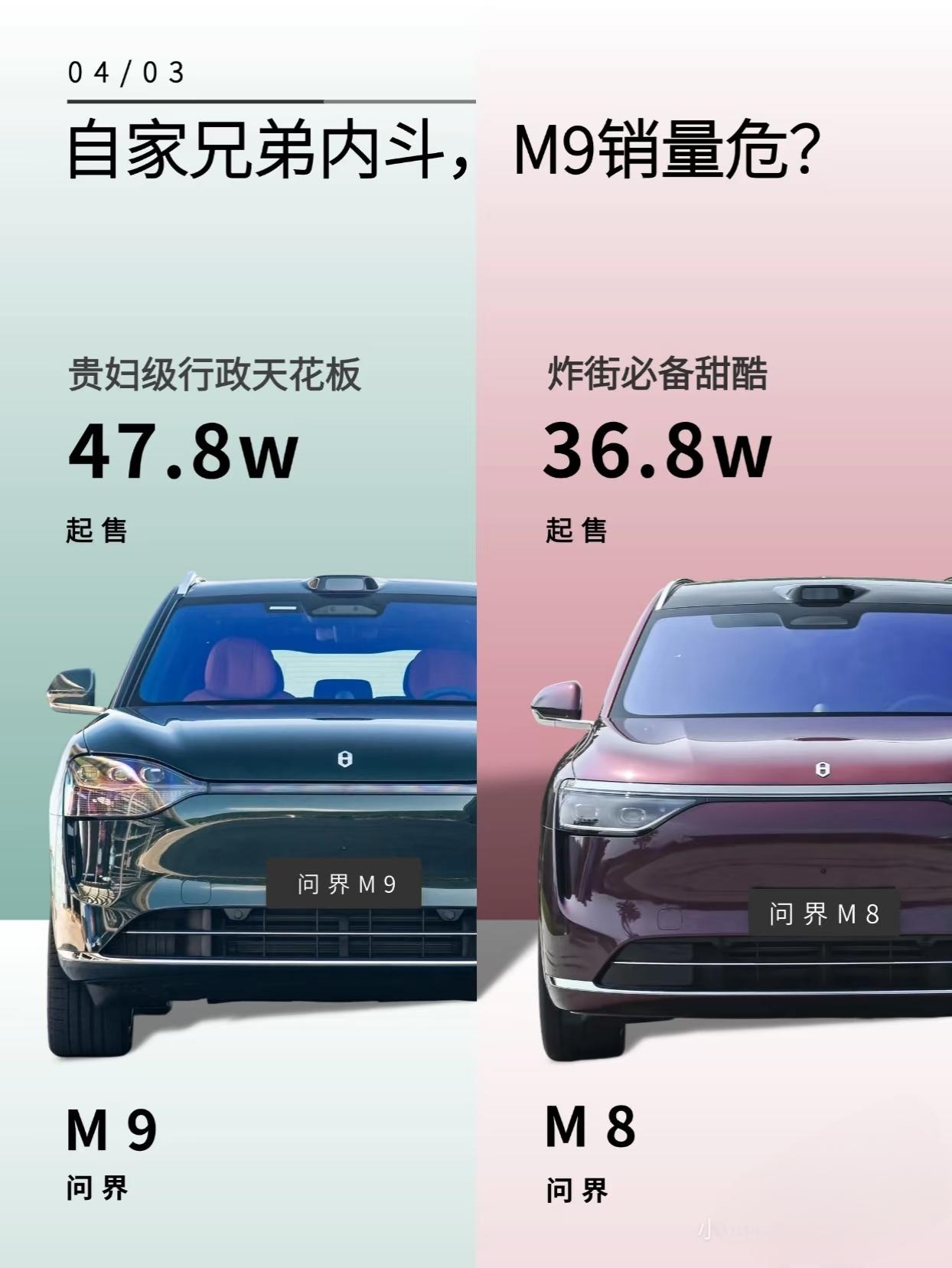 说白了，就是给用户更多的选择，毕竟问界M9四十万以上的售价，很多人想支持，但奈何