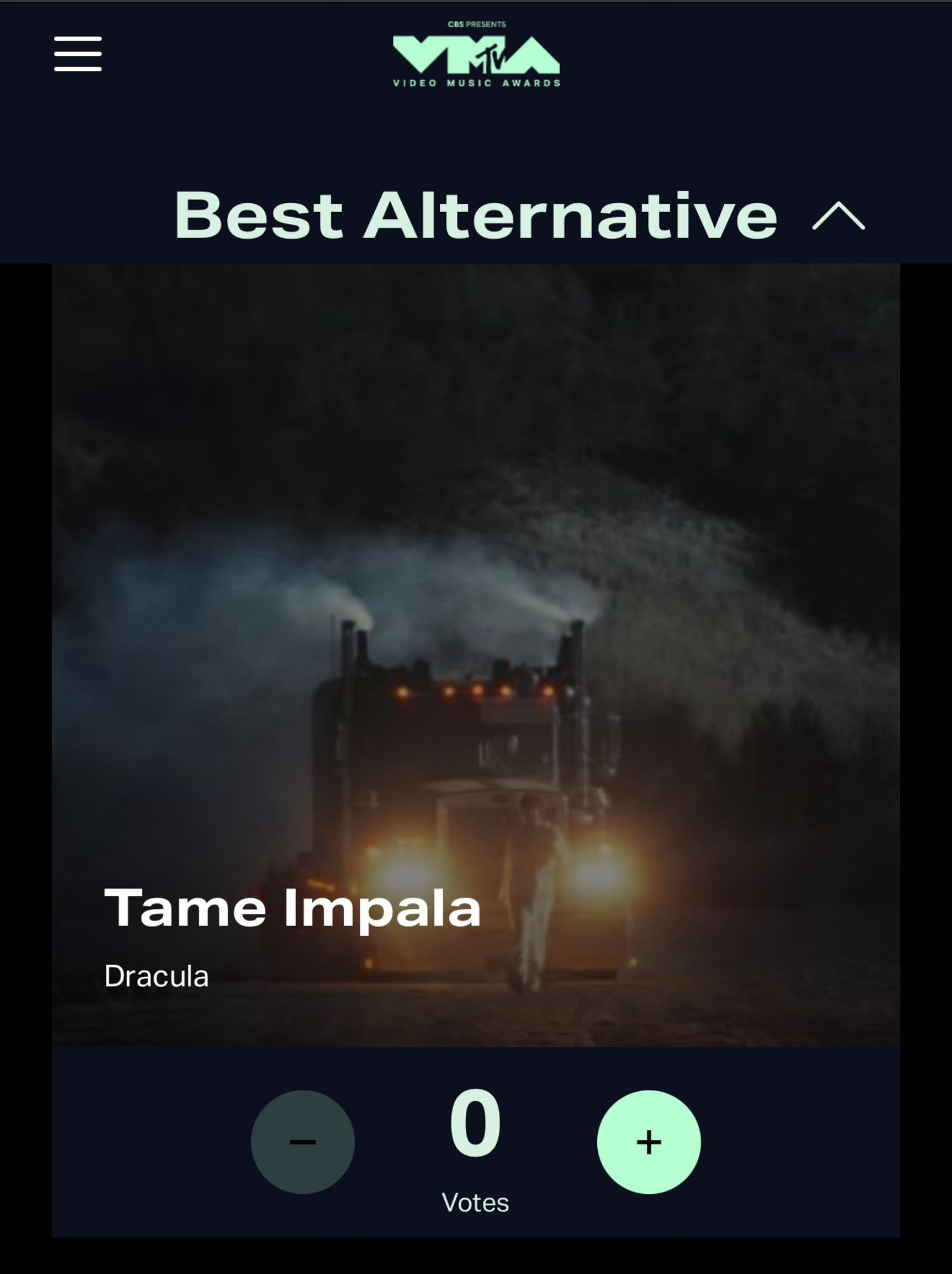 恭喜TameImpala凭借原版Dracula获得2026年VMAsBest