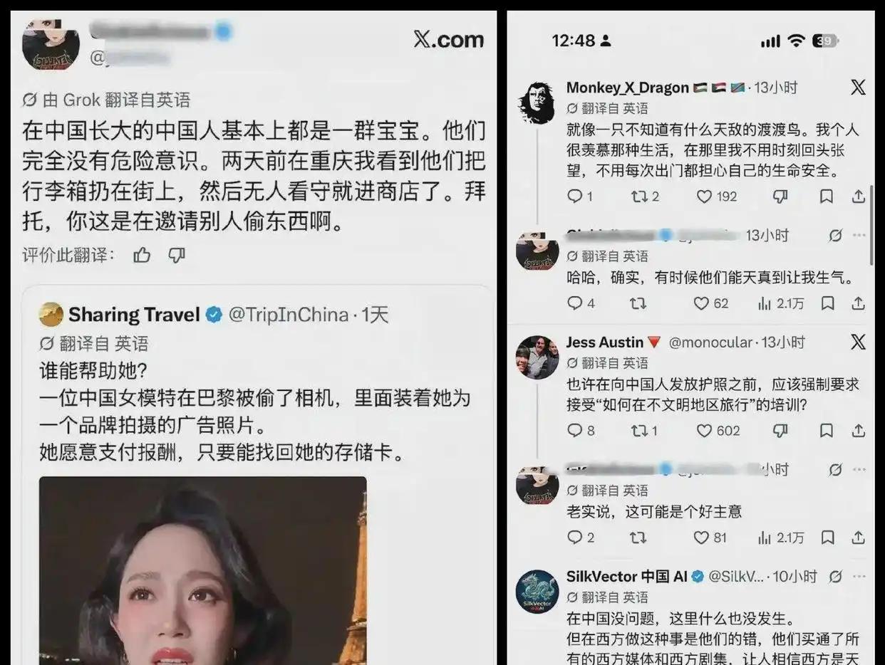 有外国网友在海外社交平台上将中国人比作“一群不知道天敌存在的渡渡鸟”。 这句