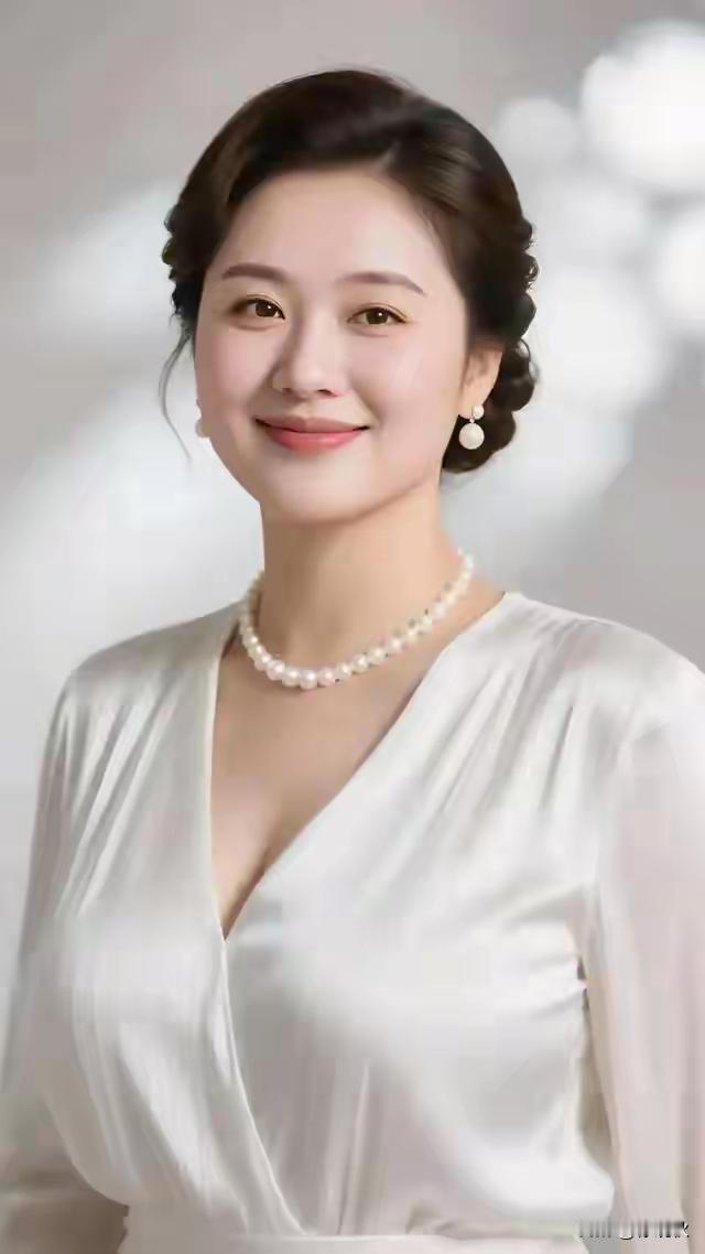 体态端庄笑声扬，贤妻温婉幸福长。珠圆玉润财源广，贤妻良母旺夫相。