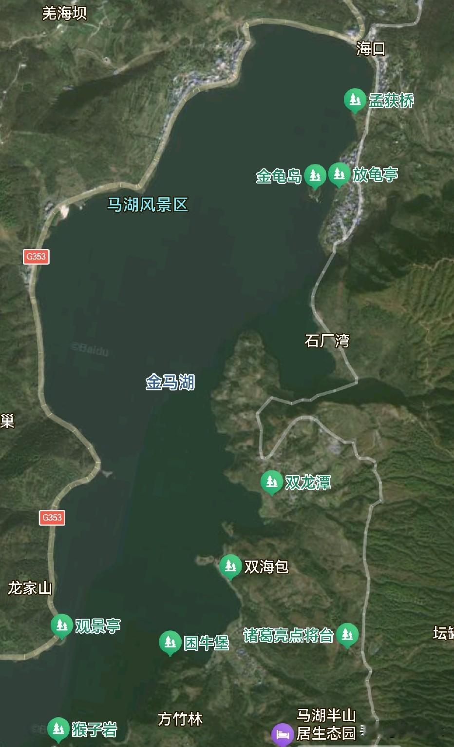 金沙江畔金马湖，也叫马湖，是内地最深的湖泊，最大深度达到一百三十多米，比著名的泸