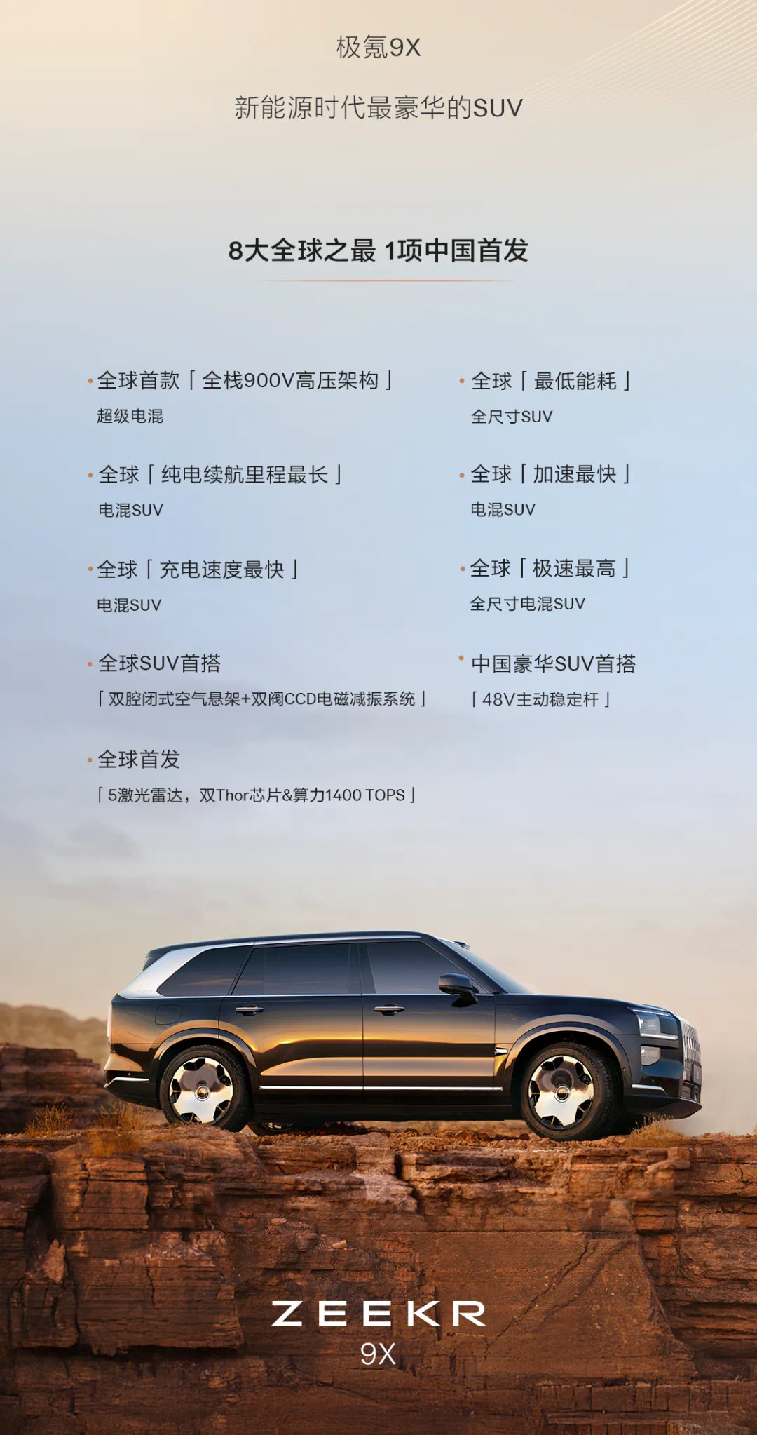 极氪9X内饰啥时候能亮相呢？新车讯评​​​