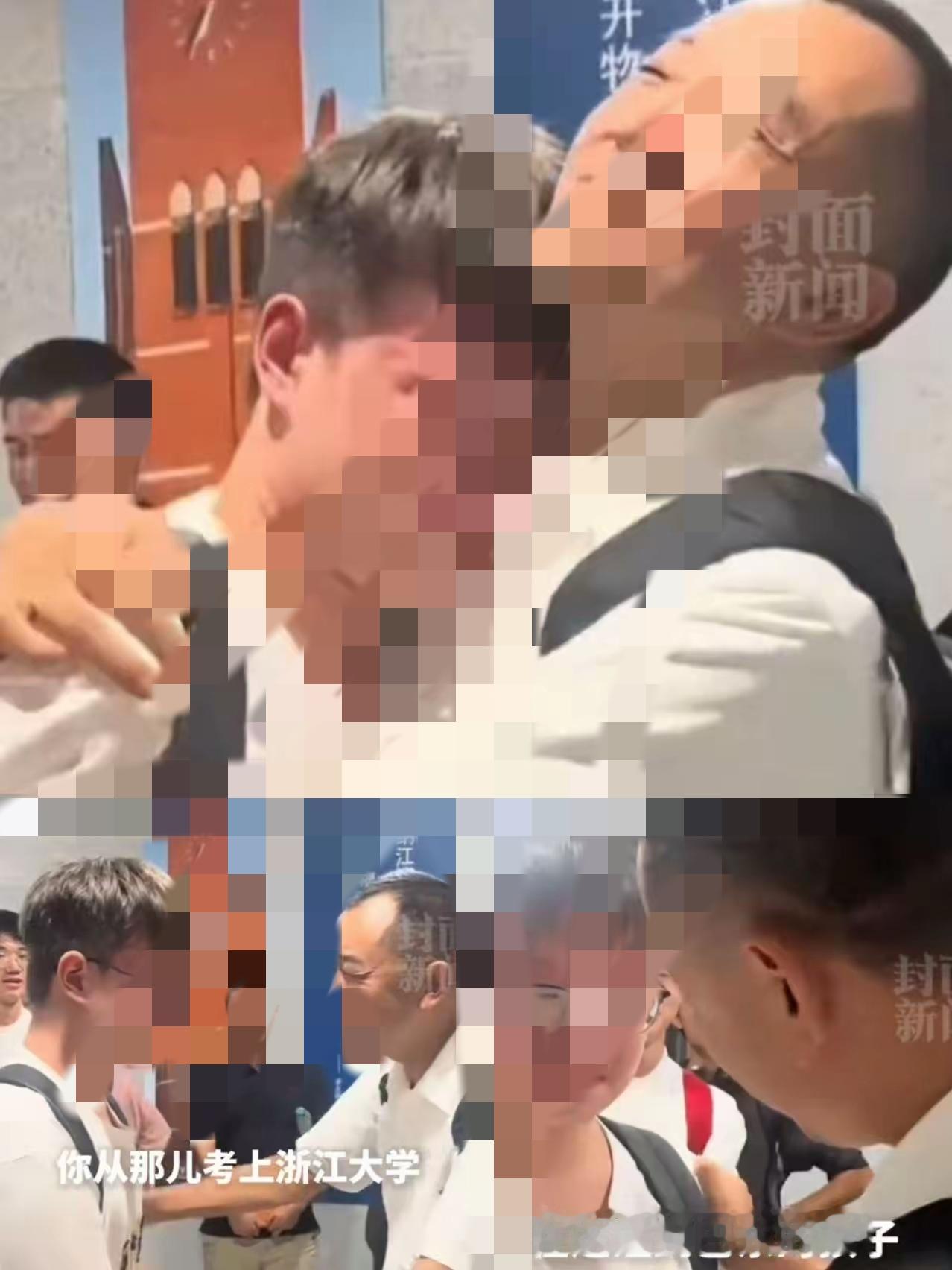 浙大又火了浙大礼堂那一幕，刷到真的破防了！一个从巴东来的男生攥着衣角找陈行甲，