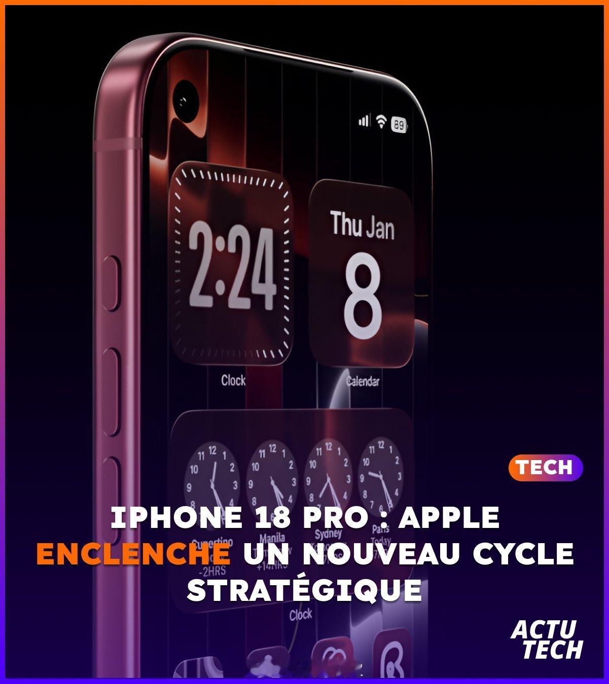 iPhone18Pro配置看来苹果这次是真不挤牙膏，打算要动真格的了，iPhon