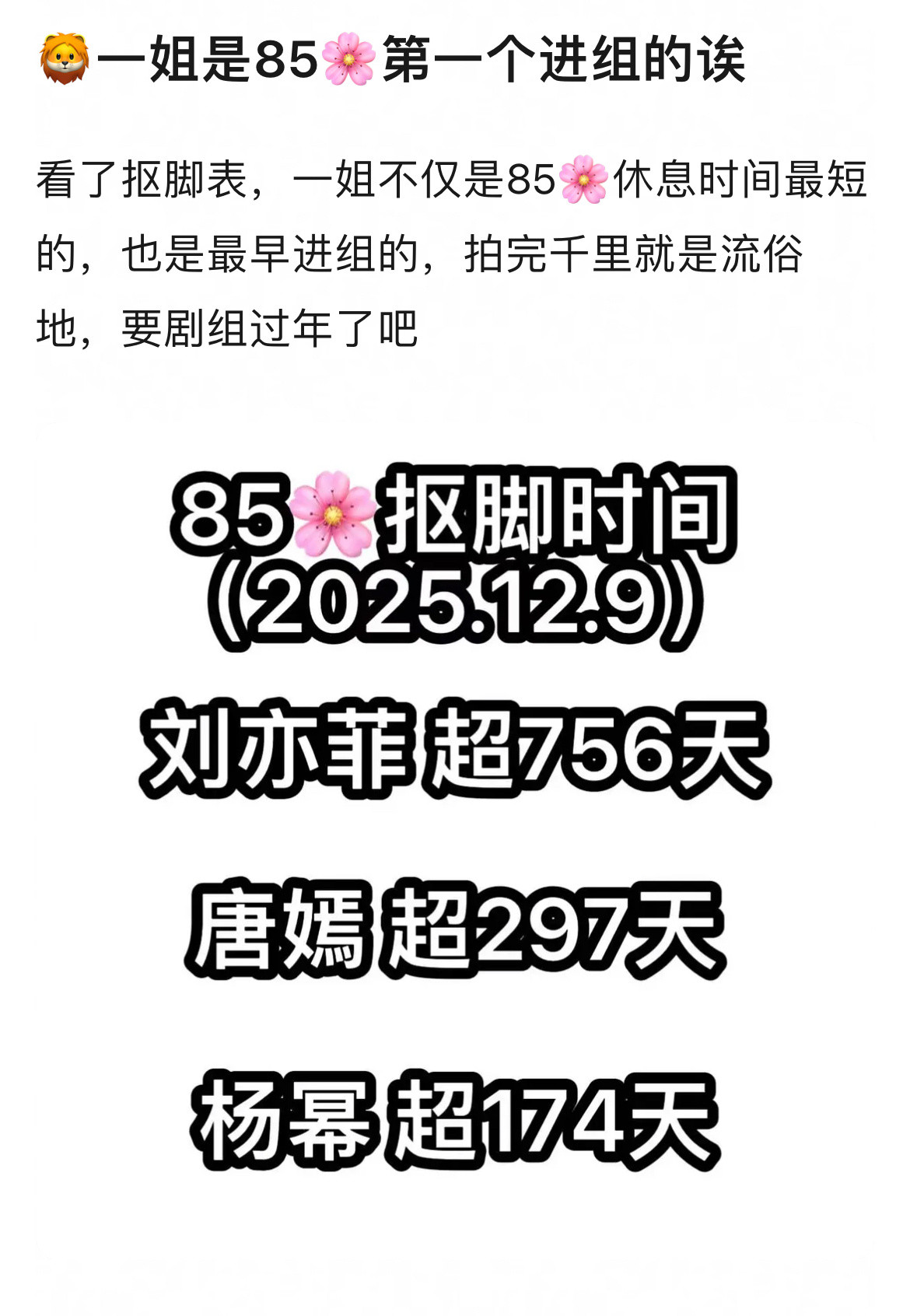 侧面证明刘诗诗扛剧，受业内认可