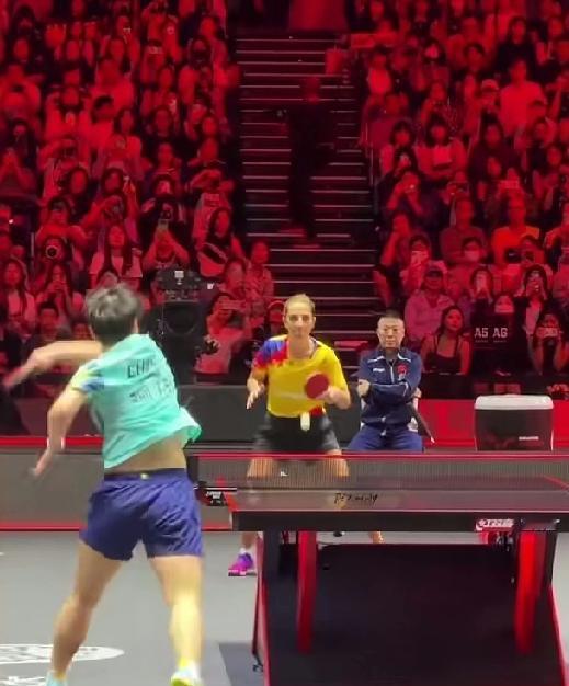 德班莎莎最后一个球，太美了！人美球也美。莎莎最后一个球，只打一个位置，即是给