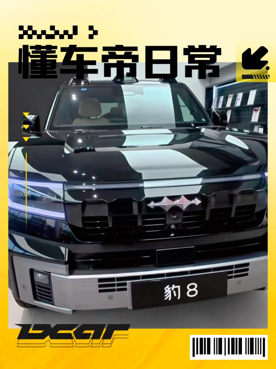 方程豹系列车型都体验了一遍，现在就来说说最高端的豹8车型。这台车可以说可以代表方