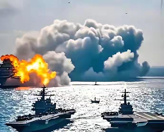 现在全世界除了中美两国，好像很多国家都盼着中美扣动扳机，老美原本早就想打，201