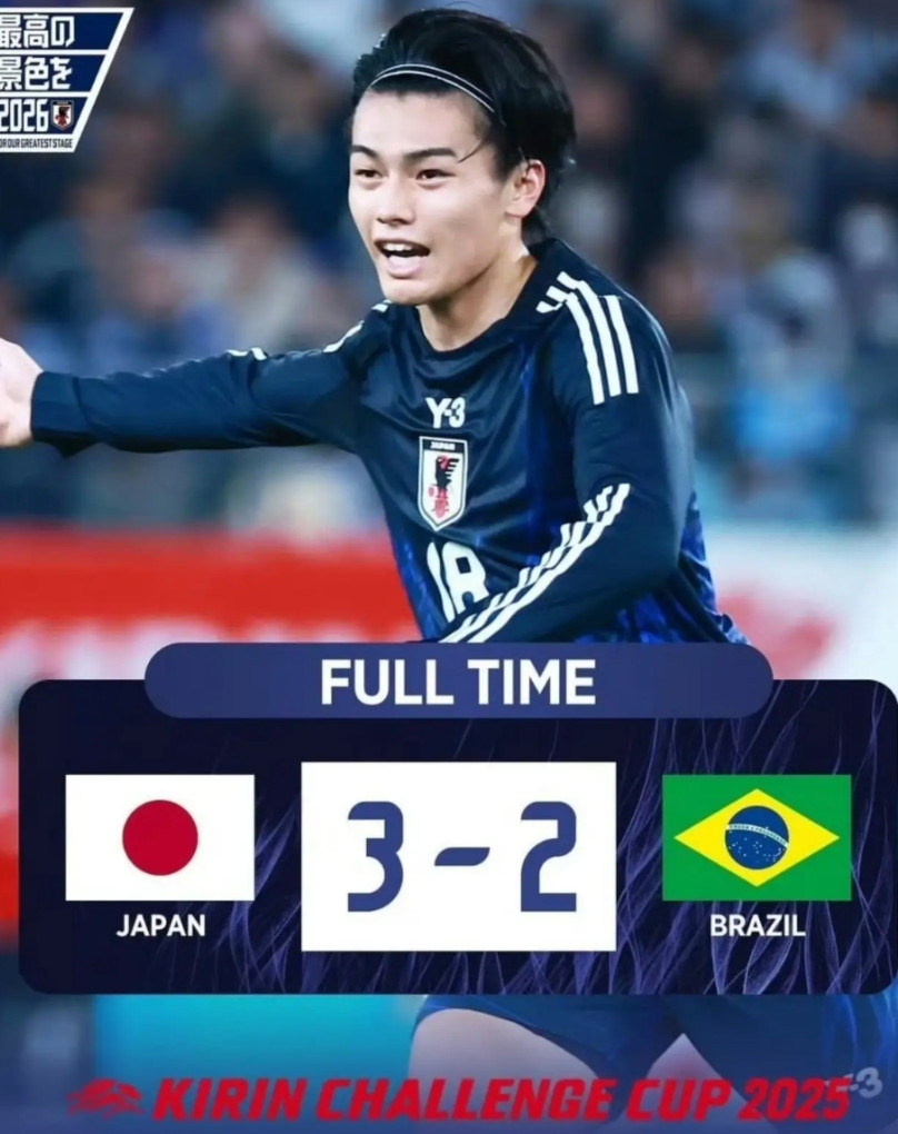 丢脸了啊！巴西2-3日本，一战踢出3大可笑之处1、巴西队上半场踢进2个球之后