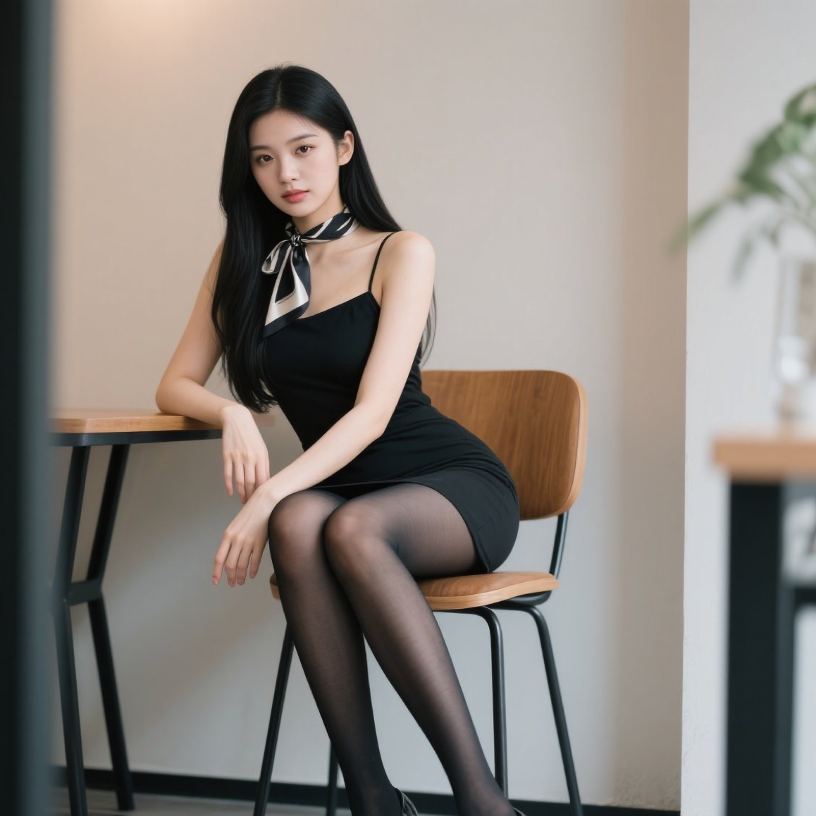 人间尤物黑丝杀每个角度都美如画