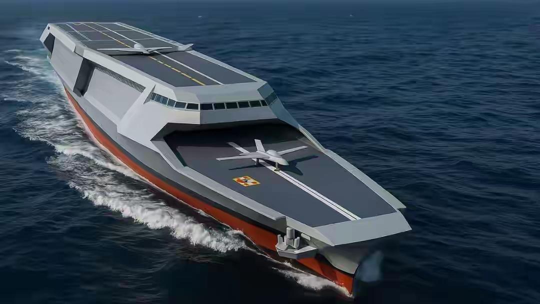 目睹韩国最新的航母设计方案后，中美等国皆陷入了沉默。其舰岛设计摒弃了花里胡哨的