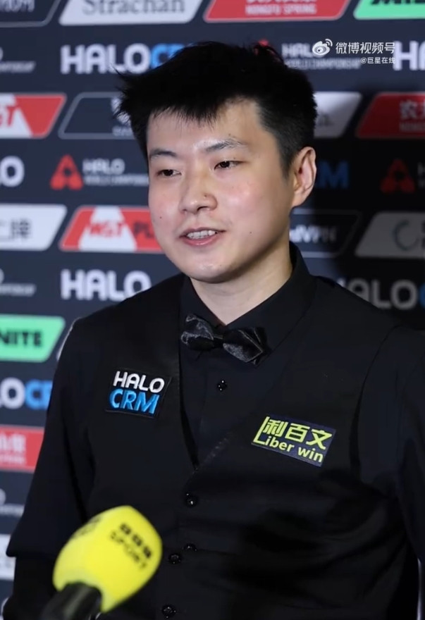 【赵心童回应无缘半决赛】赵心童回应克鲁斯堡魔咒据直播吧报道：斯诺克世锦赛1/4决