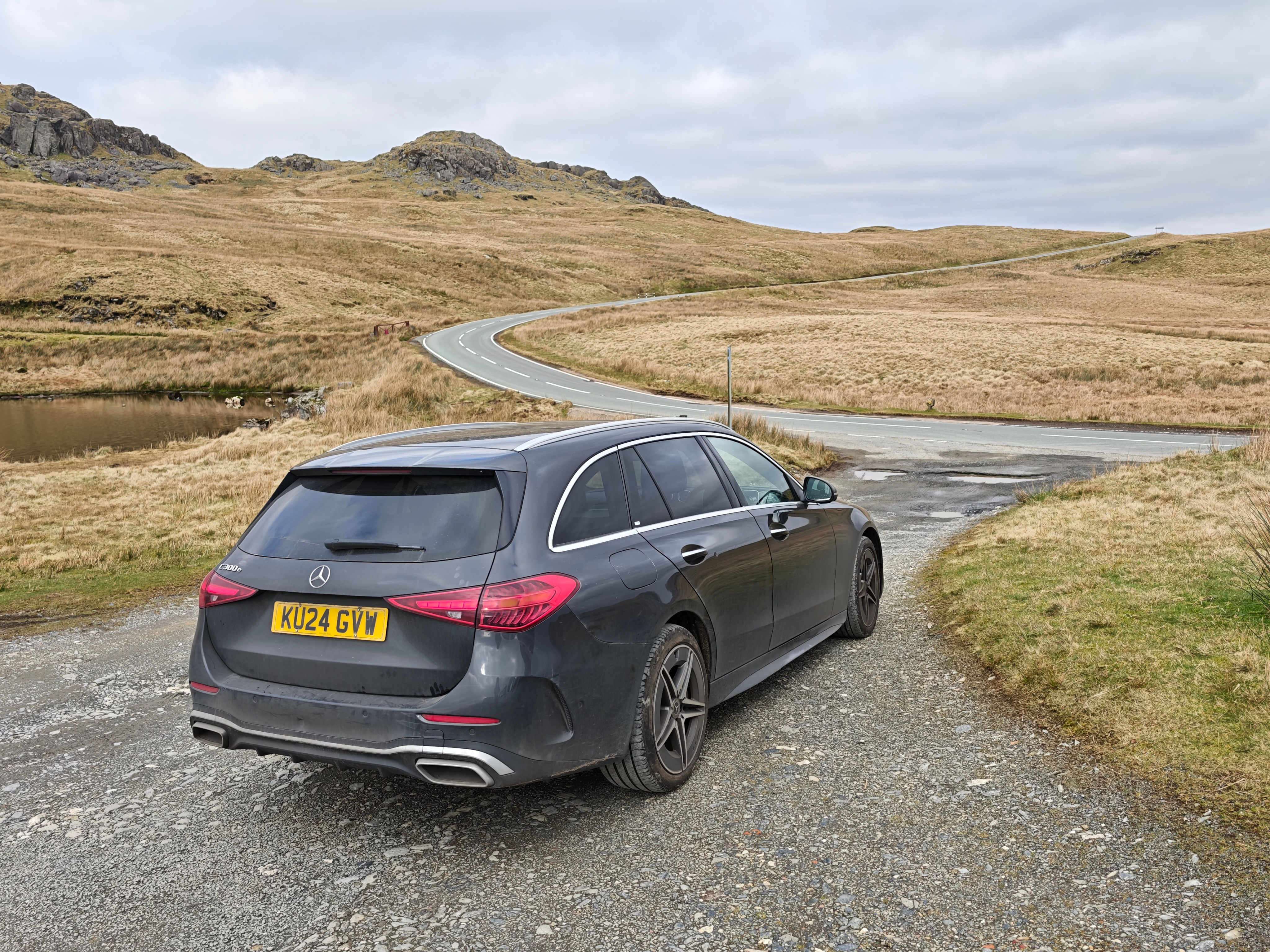 CLS送去保养了，这段时间都在开这台C300e英国